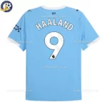 Manchester City Home Kids Football Kit 2025_26 – HAALAND 9-back view