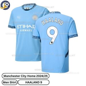 Manchester City Home Men Football Shirt 24_25 – HAALAND 9-over view-blur