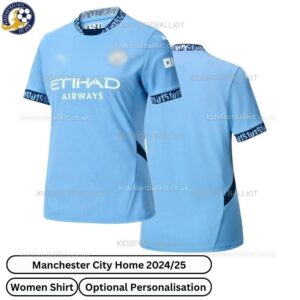 Manchester City Home Women Football Shirt 24_25-over view-blur