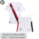 Manchester City Kidsuper Kids Football Kit 25_26-over view-blur