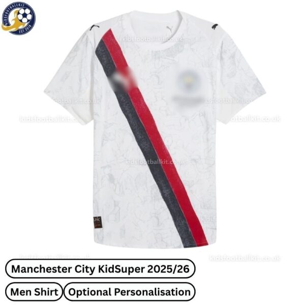 Manchester City Kidsuper Men Football Shirt 25_26- front view-blur