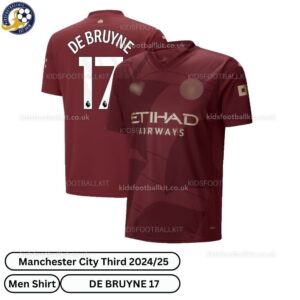Manchester City Third Men Football Shirt 24_25-DE BRUYNE 17-over view-blur