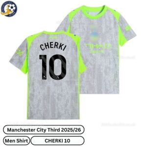 Manchester City Third Men Football Shirt 25_26-CHERKI 10-over view-blur
