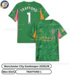 Manchester City goalkeeper men football shirt 25_26-TRAFFORD 1-over view-green-blur