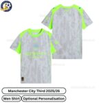 Manchester city third men football shirt 25_26-over view-blur