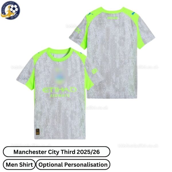 Manchester city third men football shirt 25_26-over view-blur