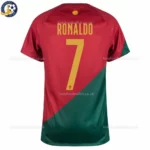 Portugal World Cup Home Kids Football Kit 2022 – RONALDO 7-back view
