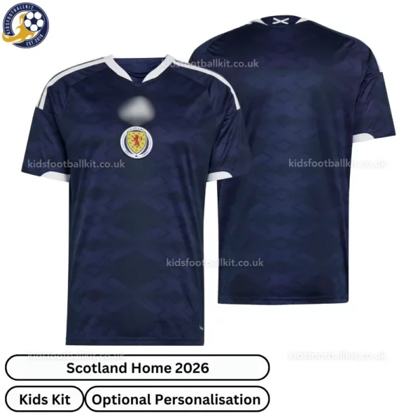 Scotland World Cup 2026 Home Men Football Shirt-over view