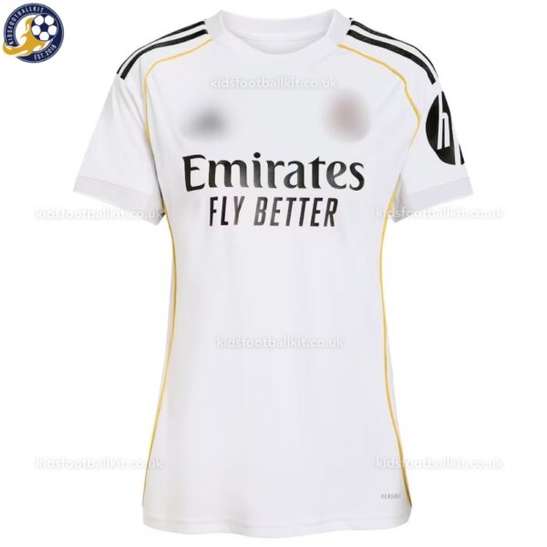 25_26 Real Madrid Home Women’s Football Shirt-front view