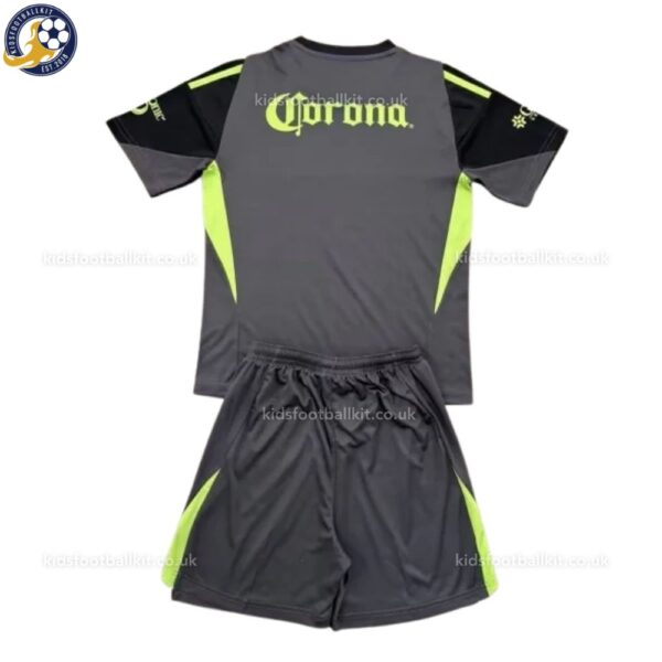 America Black Goalkeeper Kids Football Kit 25_26 - back view