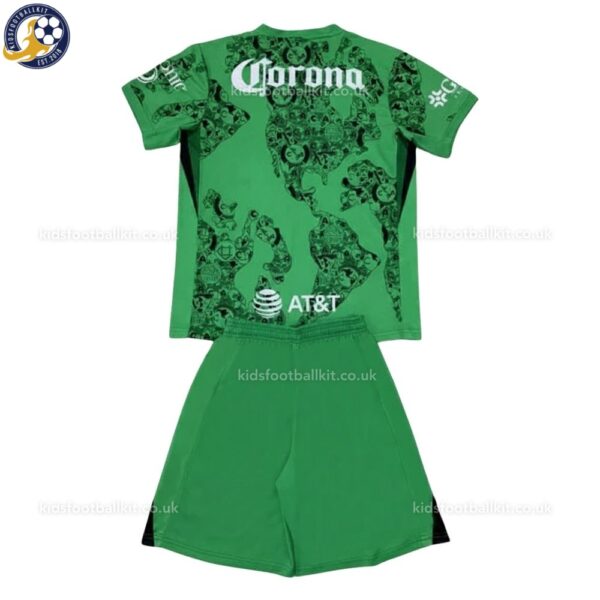 America Green Goalkeeper Kids Football Kit 25_26 - back view