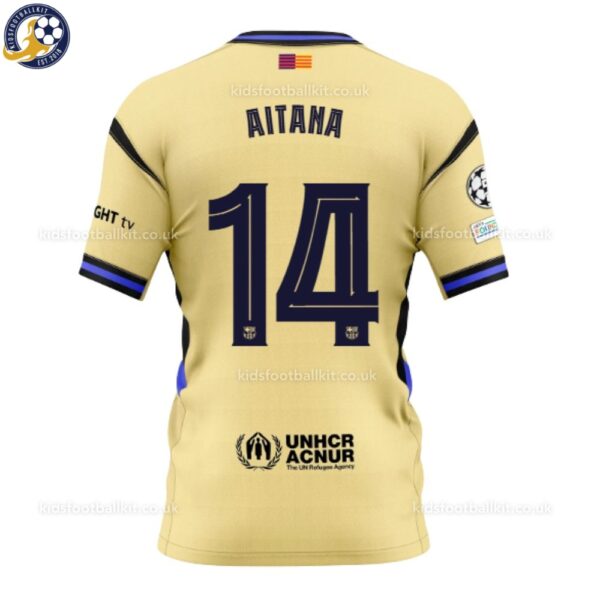 Barcelona AITANA 14 Away Women Football Shirt 25_26-back view