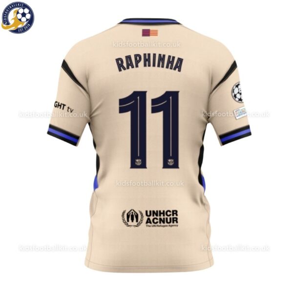 Barcelona RAPHINHA 11 Away Men Football Shirt 25_26-back view