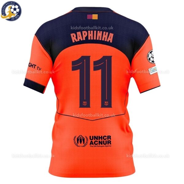 Barcelona RAPHINHA 11 Third Men Football Shirt 25_26-back view