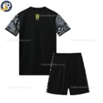 Brazil Black Special Edition Kids Football Kit 24_25 -back view