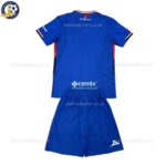 Cruz Azul Home Kids Cheap Football Kit 25_26 - Back view