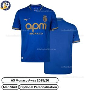 AS Monaco Away 25 26 Men Football Shirt - over view - WITH TAG