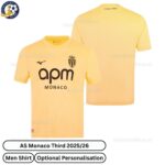 AS Monaco Third Men Football Shirt 2025_26-over view WITH TAG