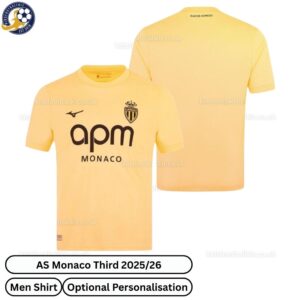 AS Monaco Third Men Football Shirt 2025_26-over view WITH TAG