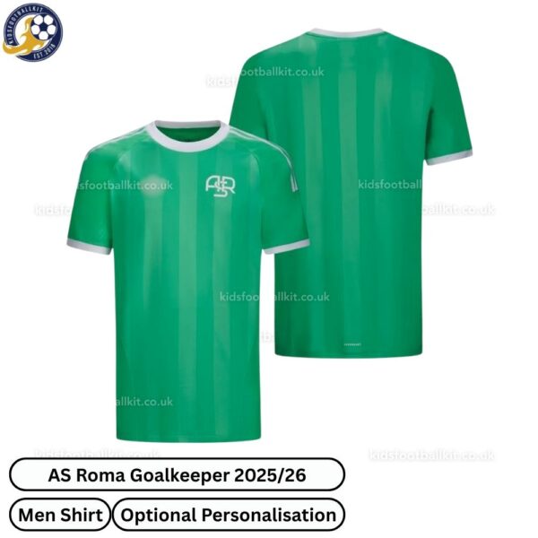 AS Roma Goalkeeper Men Football Shirt 2025_26-over view WITH TAG