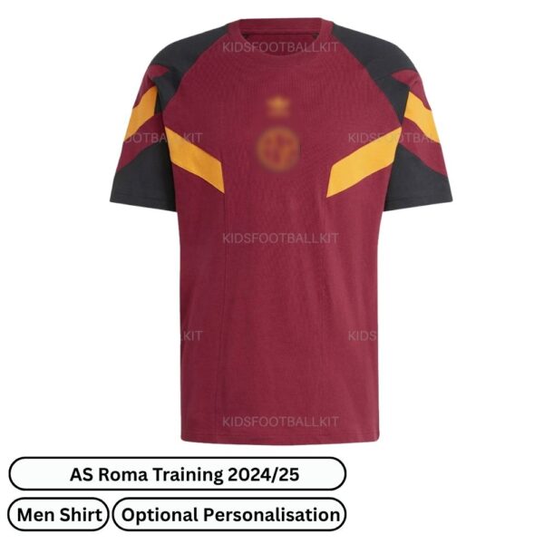 AS Roma Training Men Football Shirt 2024/25 - Front view