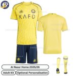 Al Nassr Home Adult Football Kit 202526 - over view with socks