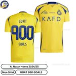 Al Nassr Home Men Football Shirt 2526 - GOAT 900 GOALS - over view