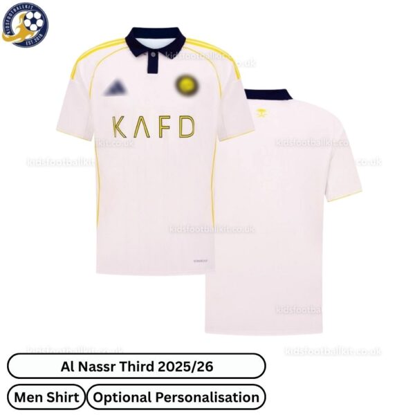 Al Nassr Third Men Football Shirt 2025/26 - Over View - TAG