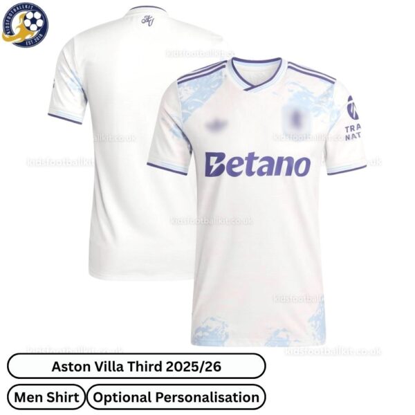 Aston Villa Third Men Football Shirt 25_26-over view WITH TAG