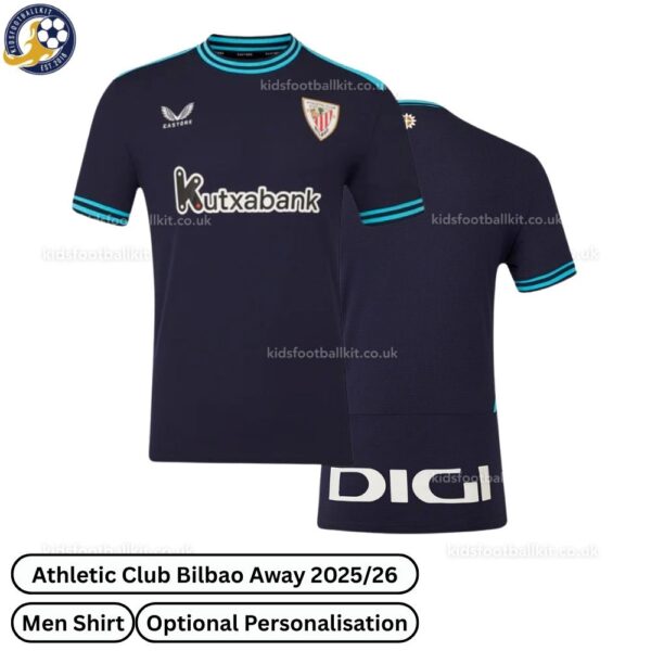 Athletic Club Bilbao Away 25 26 Men Football Shirt - over view WITH TAG