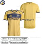 Boca Junior Away Men Football Shirt 25_26-front view WITH TAG