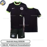 Australia Away Kids Football Kit 2025/26 - Over View WITH TAG