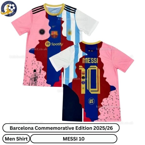 Barcelona Commemorative Edition Messi 10 Men Shirt 25/26