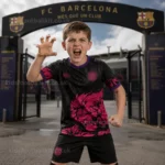 Barcelona Lion Special Edition Kids Football Kit 202526 (No Socks)