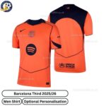 Barcelona Third Men Football Shirt 25_26-over view WITH TAG