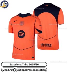 Barcelona Third Men Football Shirt 25_26-over view WITH TAG