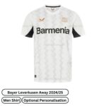 Bayer Leverkusen Away Men Football Shirt 2024/25 (Front view)