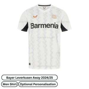Bayer Leverkusen Away Men Football Shirt 2024/25 (Front view)