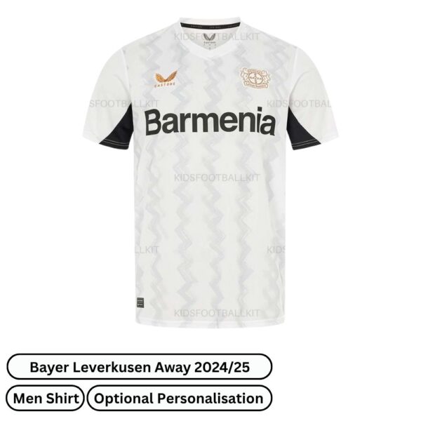 Bayer Leverkusen Away Men Football Shirt 2024/25 (Front view)