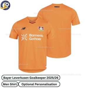 Bayer Leverkusen Goalkeeper Men Football Shirt 2025_26-over view WITH TAG