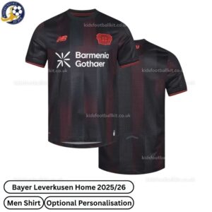 Bayer Leverkusen Home Men Football Shirt 25_26 -over view WITH TAG