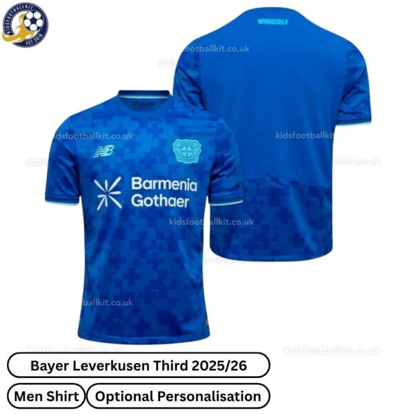 Bayer Leverkusen Third Men Football Shirt 2025_26-over view WITH TAG