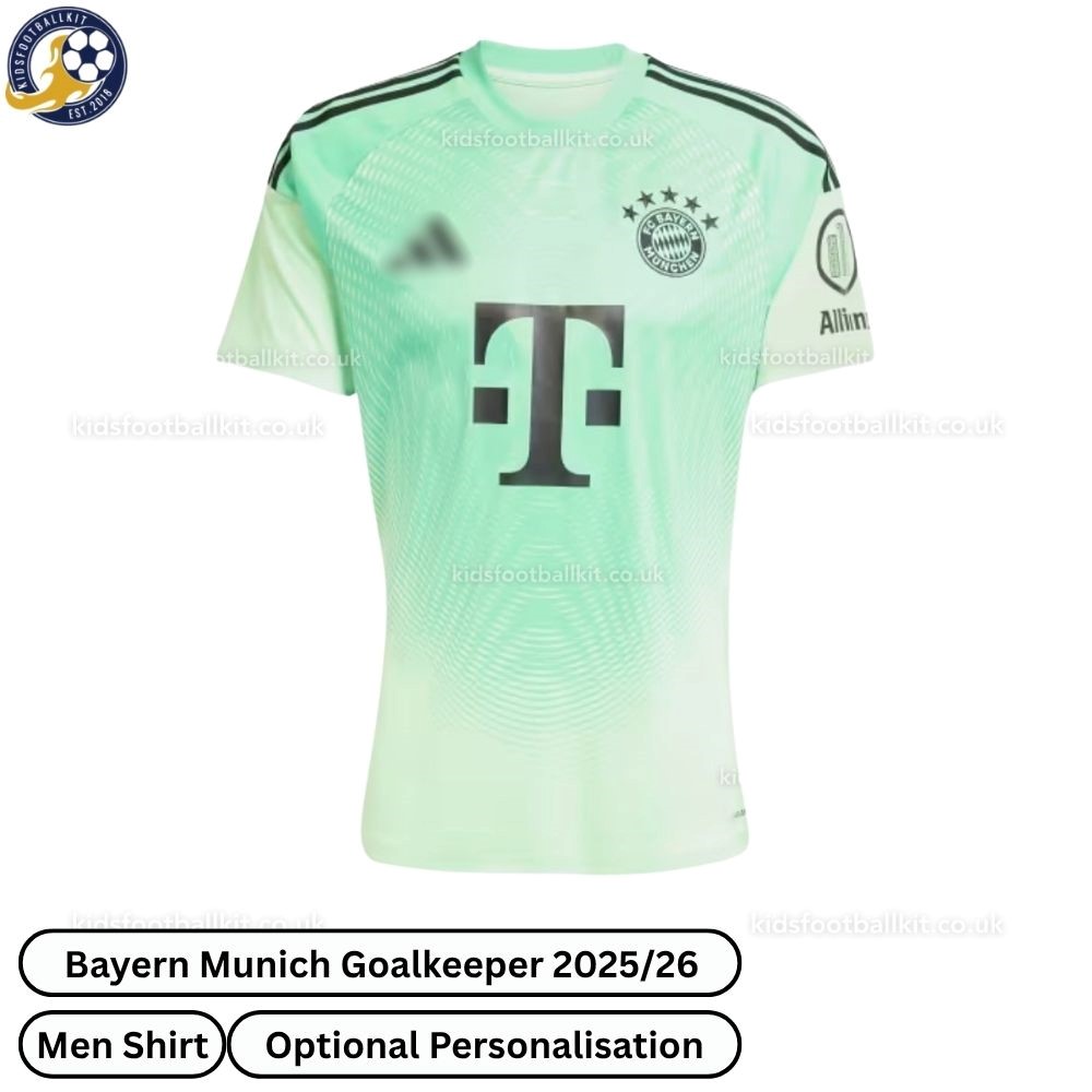 Bayern Munich Green Goalkeeper Men Football Shirt 25/26