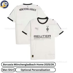 Borussia Mönchengladbach Home Men Football Shirt 2025/26 - Over View WITH TAG