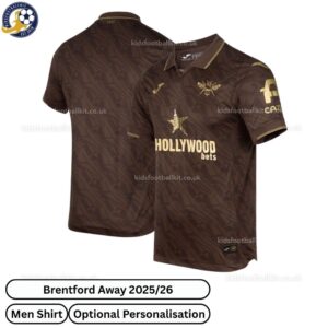 Brentford Away Men Football Shirt 25_26-over view WITH TAG