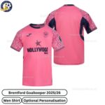 Brentford Goalkeeper Men Football Shirt 2025_26-over view WITH TAG