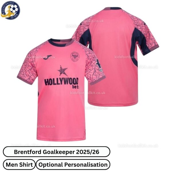 Brentford Goalkeeper Men Football Shirt 2025_26-over view WITH TAG