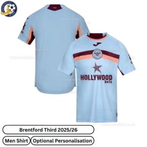 Brentford Third Men Football Shirt 25_26-over view WITH TAG