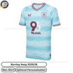 Burnley Away Men Football Shirt 25_26-front view WITH TAG