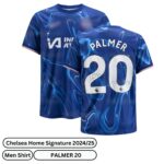 Chelsea Home Framed Signature Men Football Shirt 2024/25 - PALMER 20 (Over view)